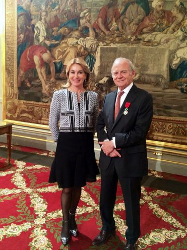 Cérémonie collective de la remise de la Légion d'honneur au Palais de l'Elysée, le 18 février 2015