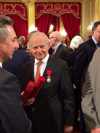 Cérémonie collective de la remise de la Légion d'honneur au Palais de l'Elysée, le 18 février 2015