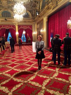 Cérémonie collective de la remise de la Légion d'honneur au Palais de l'Elysée, le 18 février 2015