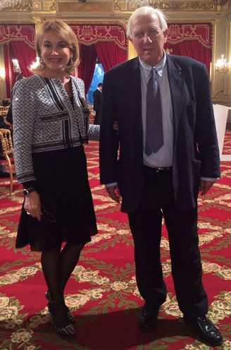 Cérémonie collective de la remise de la Légion d'honneur au Palais de l'Elysée, le 18 février 2015