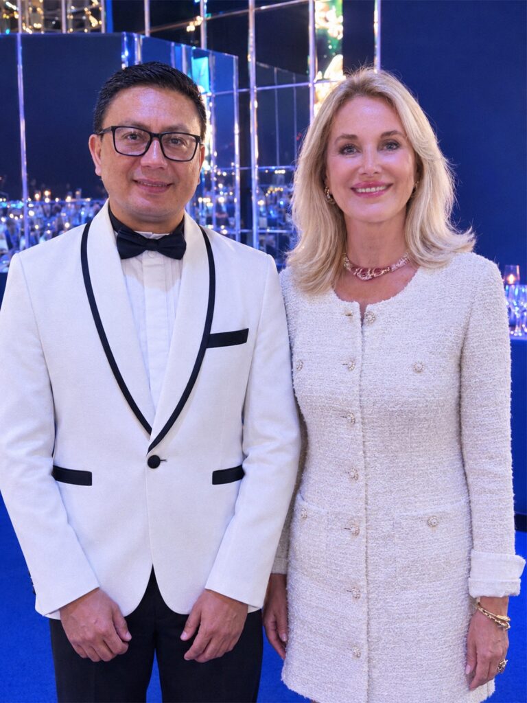 Maria Elena Cuomo with Paul Andrés Jiménez
