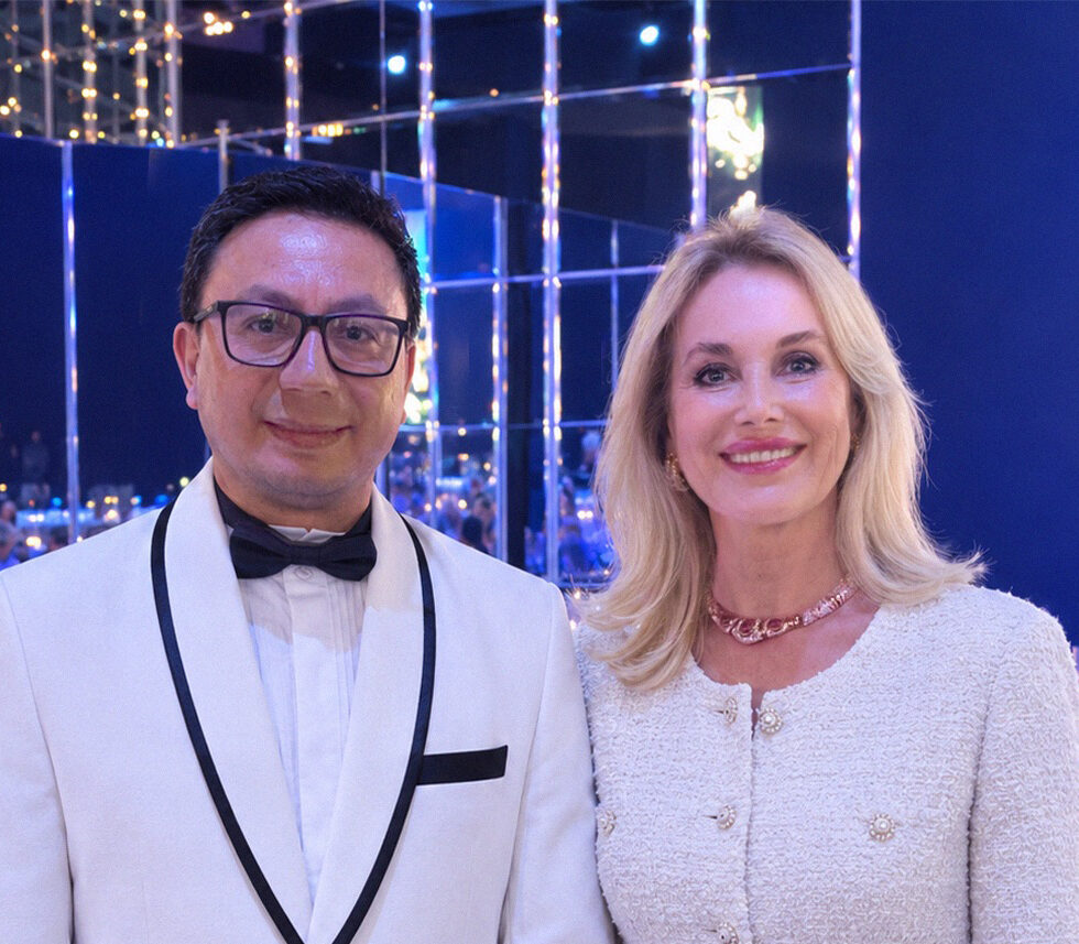 Maria Elena Cuomo with Paul Andrés Jiménez