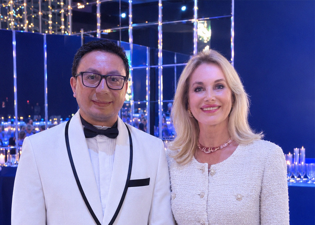 Maria Elena Cuomo with Paul Andrés Jiménez
