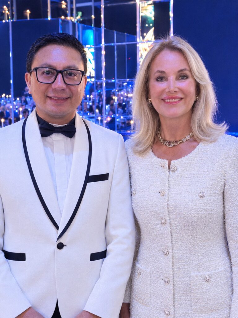 Maria Elena Cuomo with Paul Andrés Jiménez